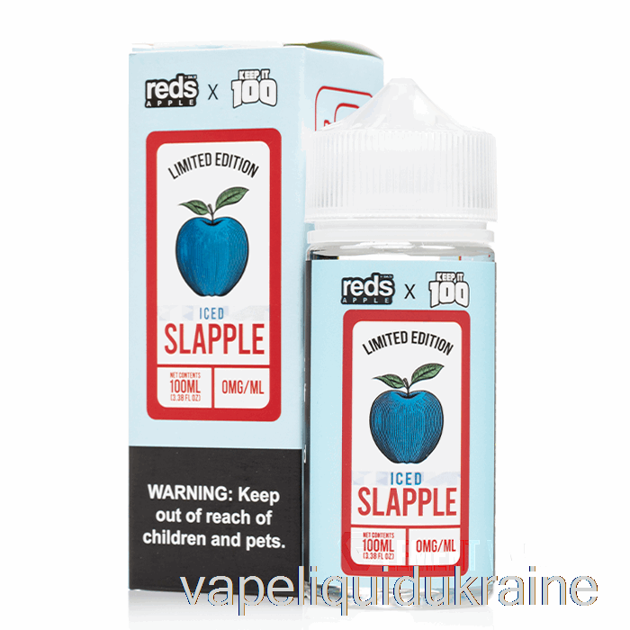 Vape Ukraine Iced Slapple - 7 Daze x Keep It 100 - 100mL 3mg